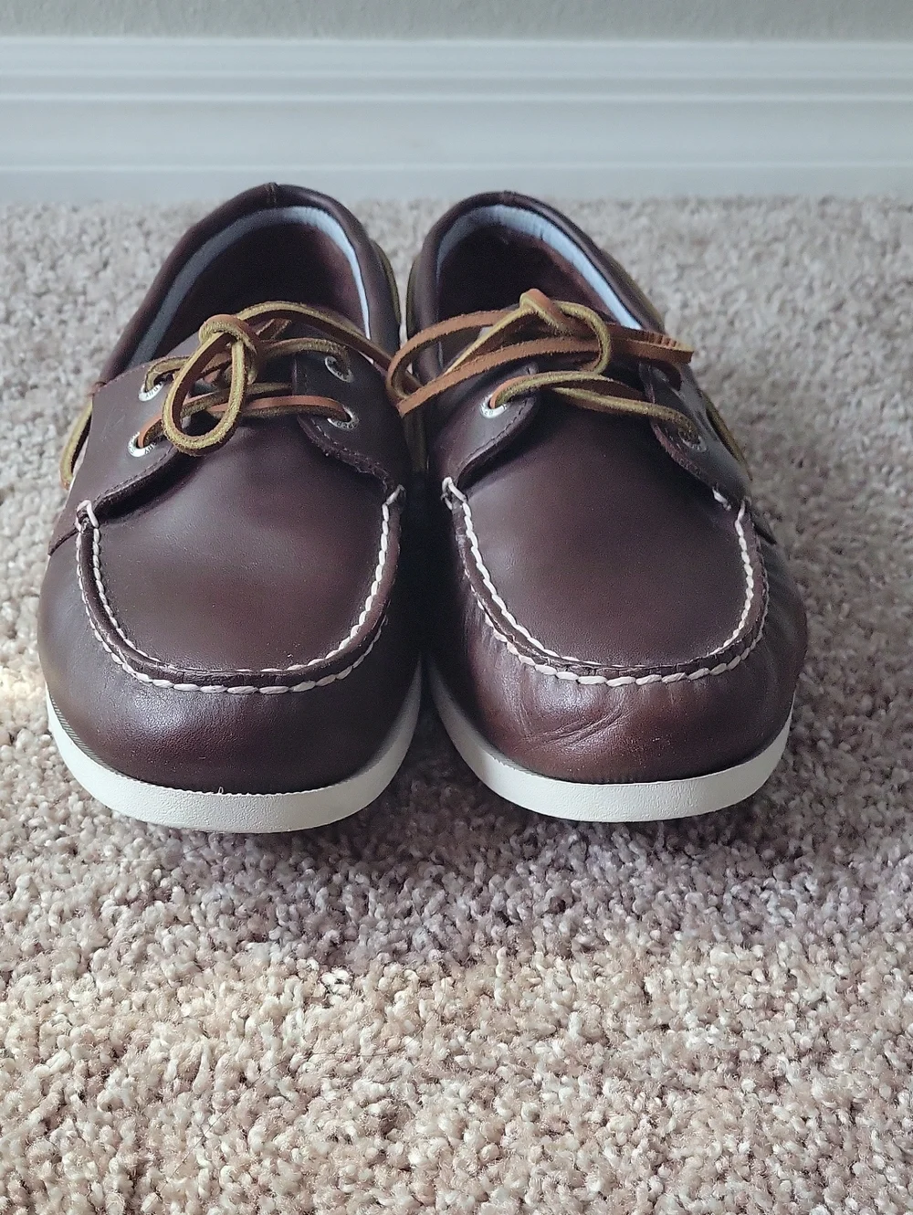 Sperry's Men's Brown Leather Boat Shoes